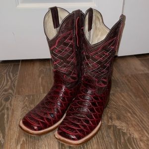 Men’s leather La Dinastia Galinders Boots, Size 28/11